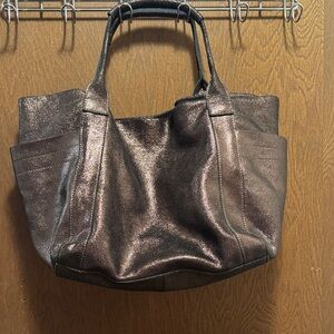 Elegant Metallic Tote Bag